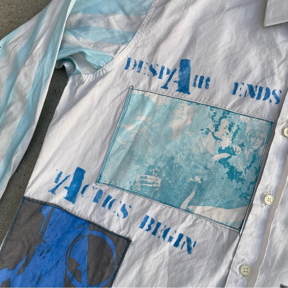 Punk anarchy streetwear button down shirt - Picture 5 of 6